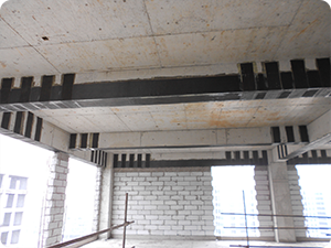 2.梁粘贴碳纤维加固 2.梁粘贴碳纤维加固